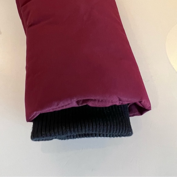 POINT ZERO |  Burgundy winter spring faux fur hooded snow jacket co… - Picture 11 of 16